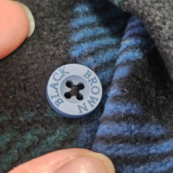 Men's Fleece Plaid Pajama Bottoms | Size M | Blue, Black, Green - Picture 9 of 16